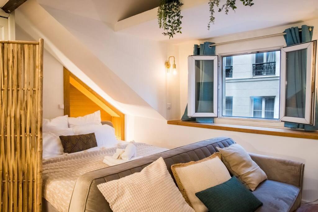 Spacious Studio In Paris Hyper Center - Smart Tv & Wifi - 4P Luaran gambar