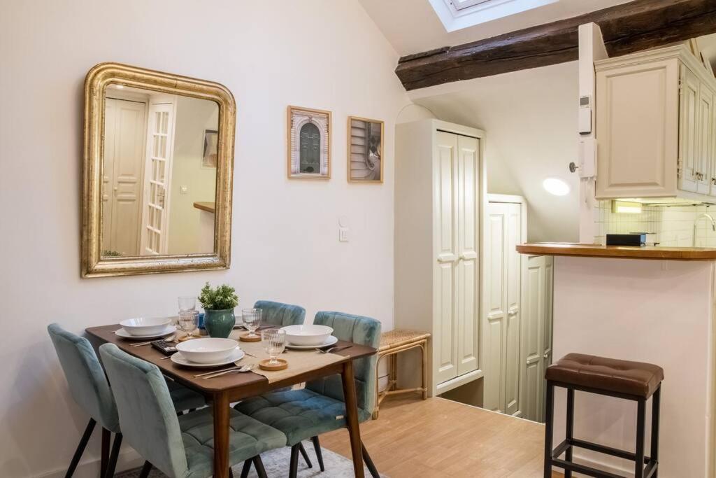 Spacious Studio In Paris Hyper Center - Smart Tv & Wifi - 4P Luaran gambar